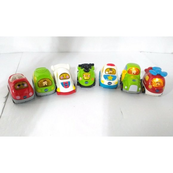 VTech Go Go Smart Wheels Race Car Van & Atv And Emergency Vehicles Lot 7 - Picture 2 of 5